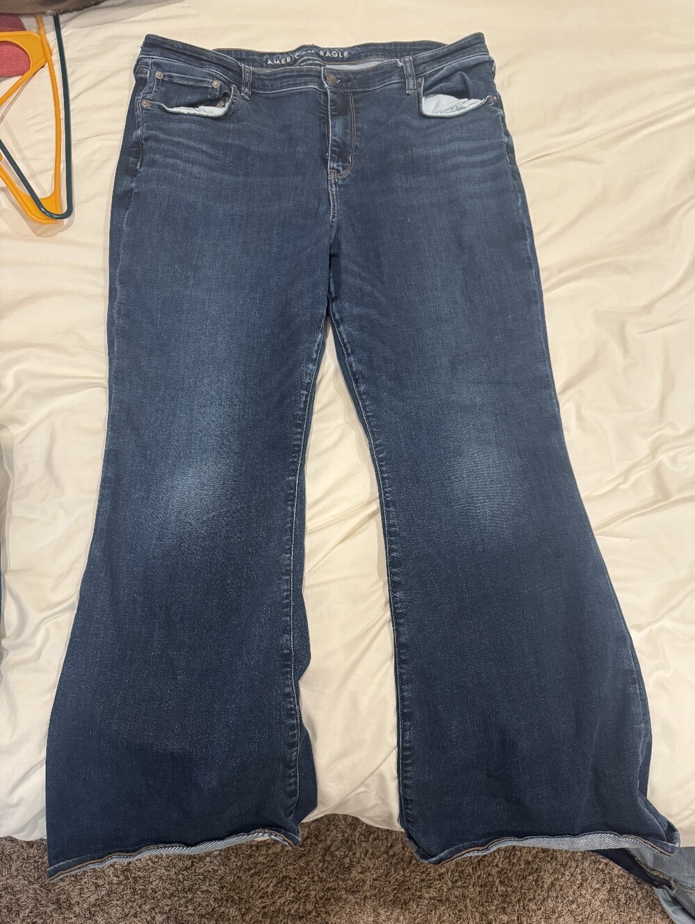 American Eagle Outfitters Dark Indigo Flare Jeans